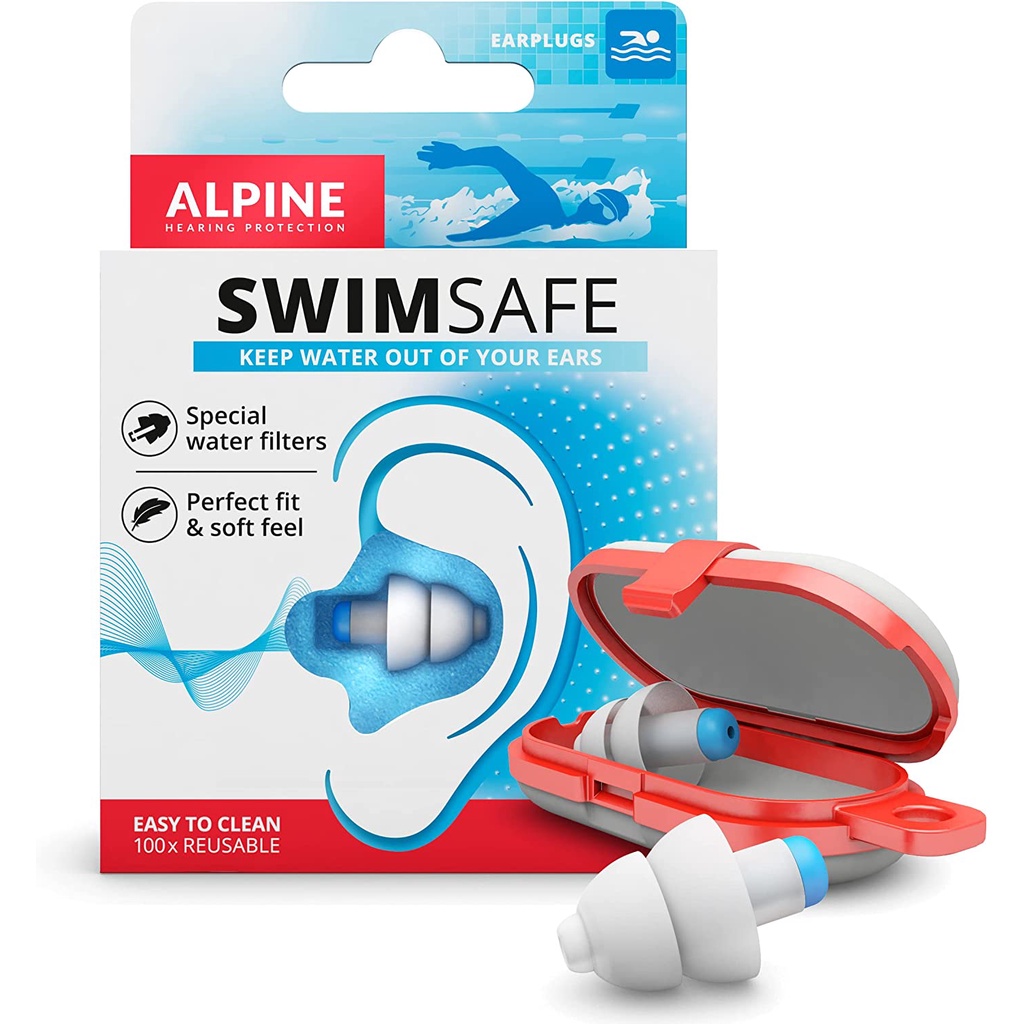 Alpine 頂級游泳防水耳塞 SwimSafe 荷蘭原裝進口