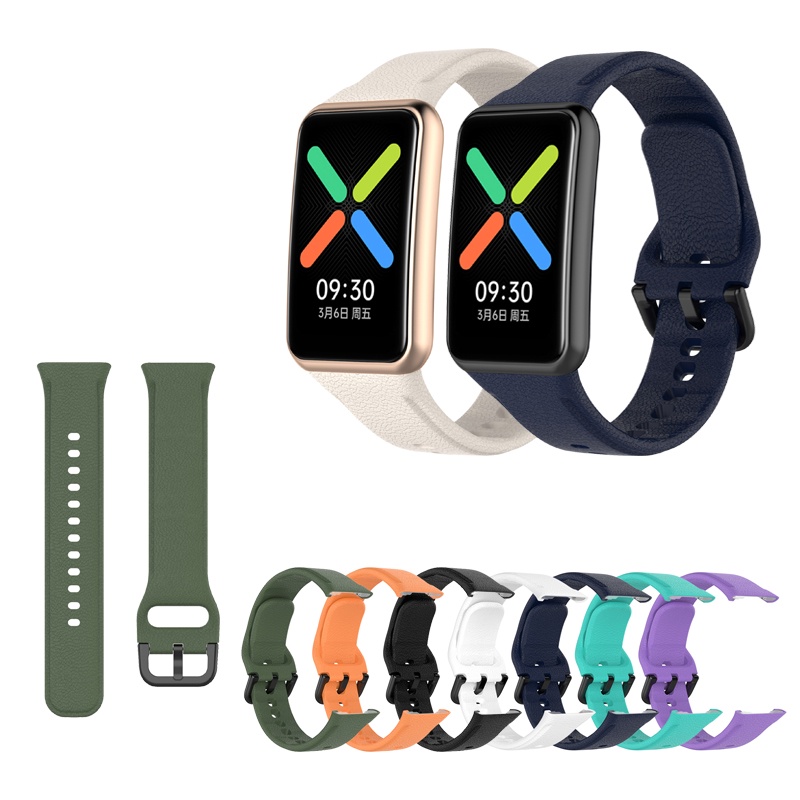適用於Oppo Watch free 手錶腕帶手鍊的錶帶矽膠運動錶帶