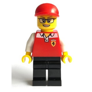 【台中翔智積木】LEGO 樂高 75889 Race Marshall 法拉利 女技師（sc060)
