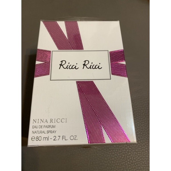 Nina Ricci Ricci Eau de Parfum Spray 女性淡香精 80ml 全新