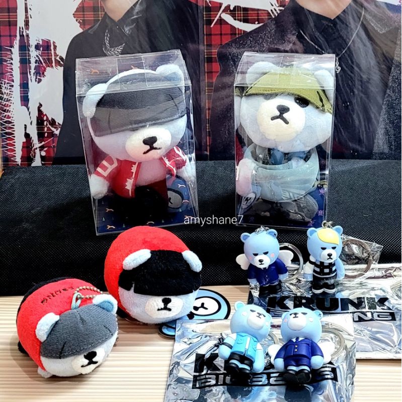 Bigbang Krunk Monster T O P Ygベア Ver 3個 スンリ テソン フィギュアキーホルダー 腕時計 計4点セット 後払い手数料無料 Ygベア