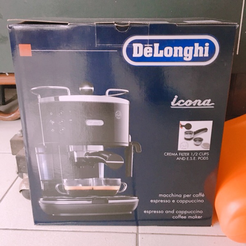 義大利 De’Longhi 迪朗奇Icona系列義式濃縮咖啡機 ECO310/BK(黑)