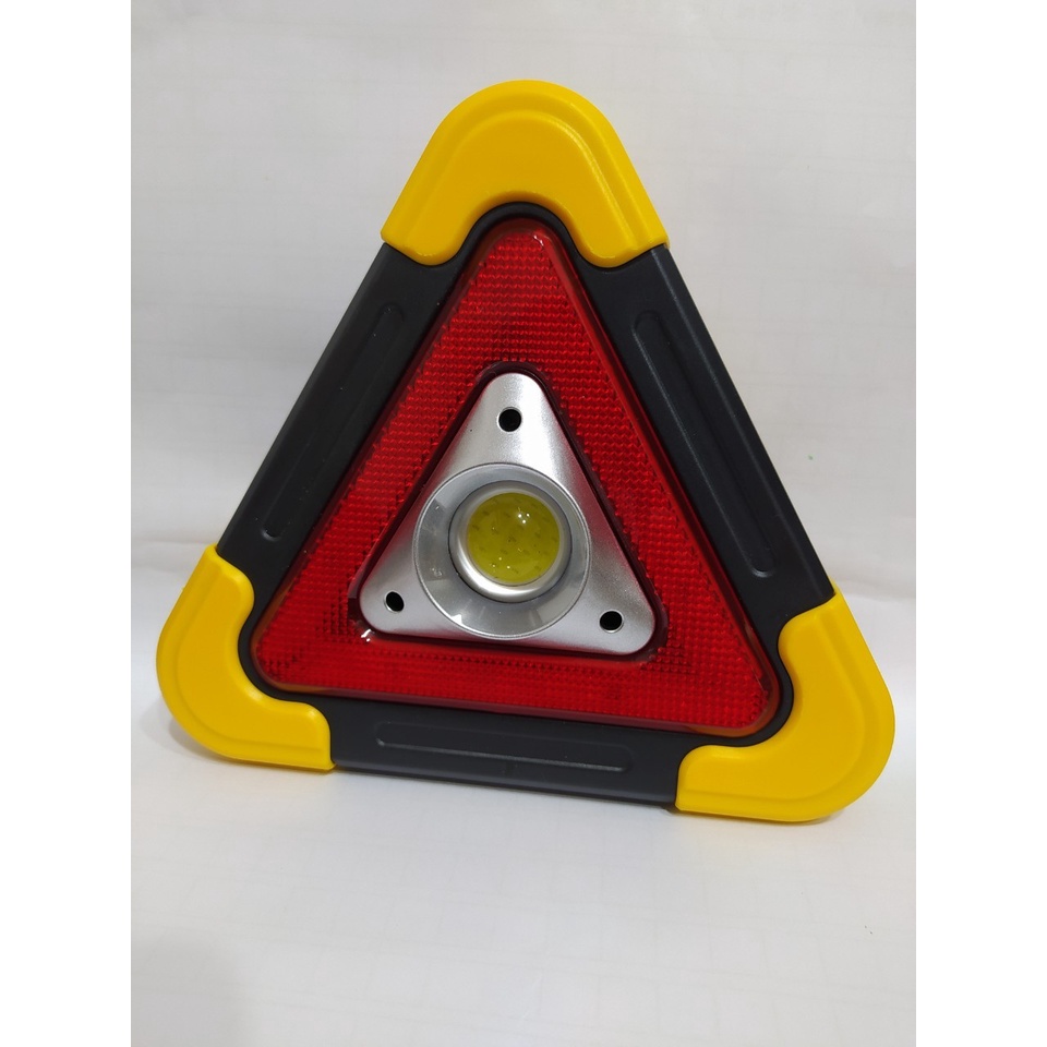 LED 三角多功能 警示燈 (不含電池) 三角錐 手提手電筒 露營燈 腳踏車燈