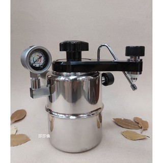 鉅咖啡~現貨 CX-25P 高壓式摩卡壺 內附 20入濾紙 + 壓粉器 1個 最新版 高壓壺 摩卡壺 雙孔蒸氣頭