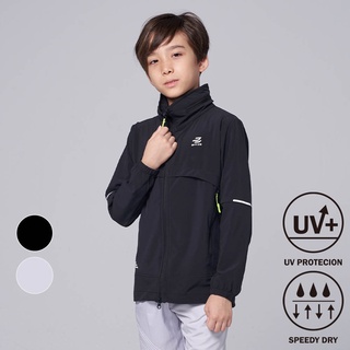 【BATIS 巴帝斯】MIT 抗 UV 透氣防風運動外套 - 男童 - 兩色-2021SS