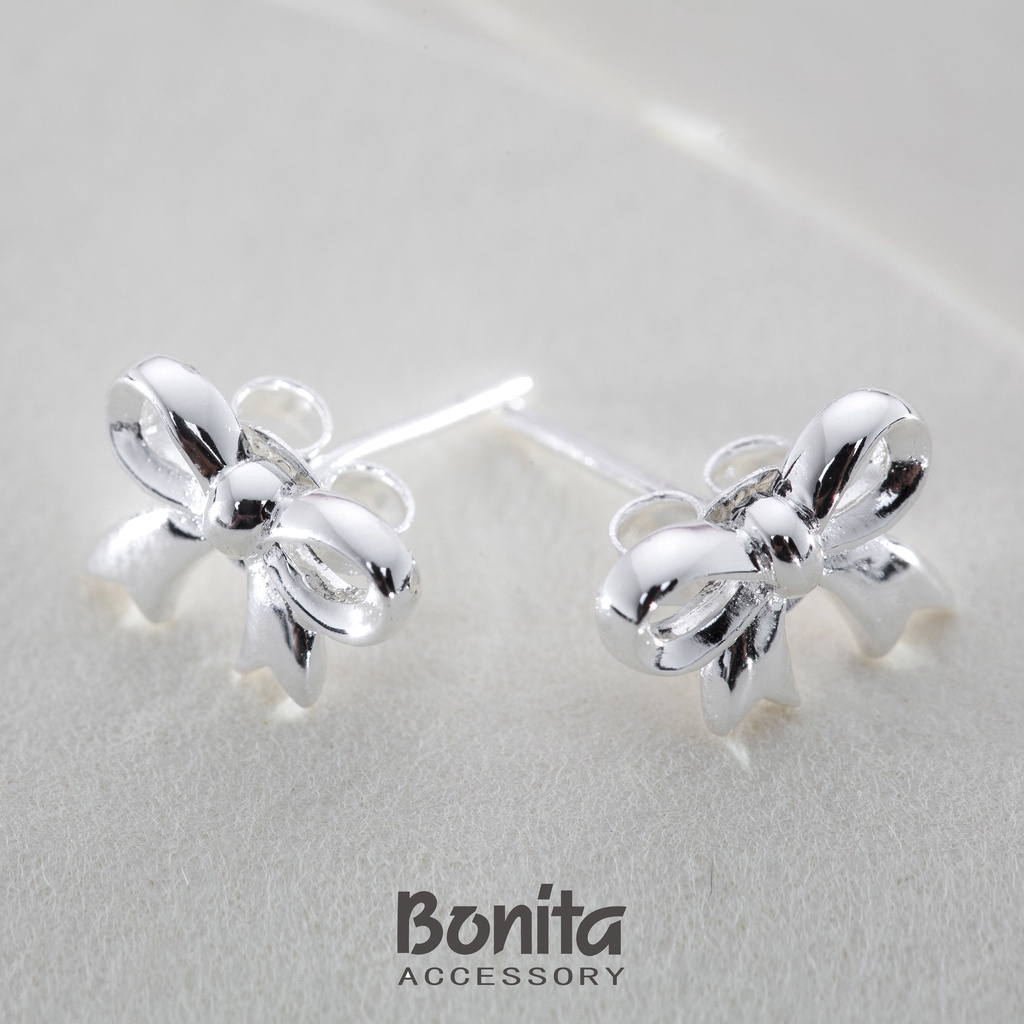 Bonita 【925純銀】愛情結純銀耳針耳環-710-9545/9538/9534
