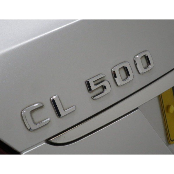 圓夢工廠 Benz 賓士 CL 1999~2006 C215 CL500 後車箱改裝鍍鉻銀字貼 字標 同原廠款式