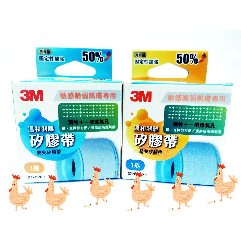 3M 溫和剝離矽膠帶 敏感脆弱肌專用 免用剪刀 不殘膠