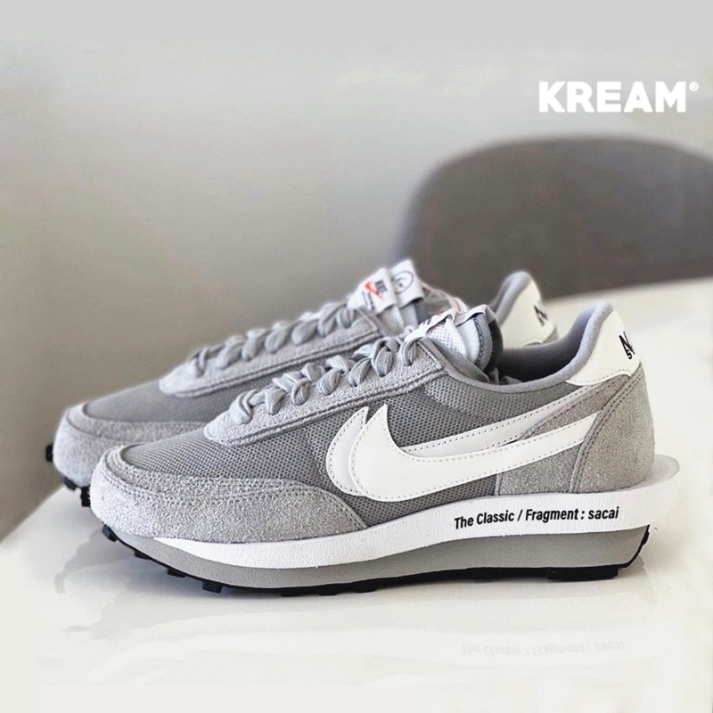 🇰🇷正品代購Fragment Design×sacai×Nike LDWaffle 灰白 三方聯名 DH2684-001