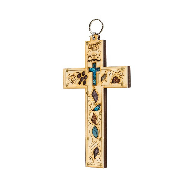 基督教禮品十字架手工壁掛飾#2076045