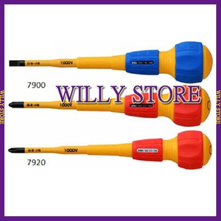 【WILLY STORE】日本ANEX NO.3590 NO.7900 N0.7920 耐電壓短路防止絕緣起子