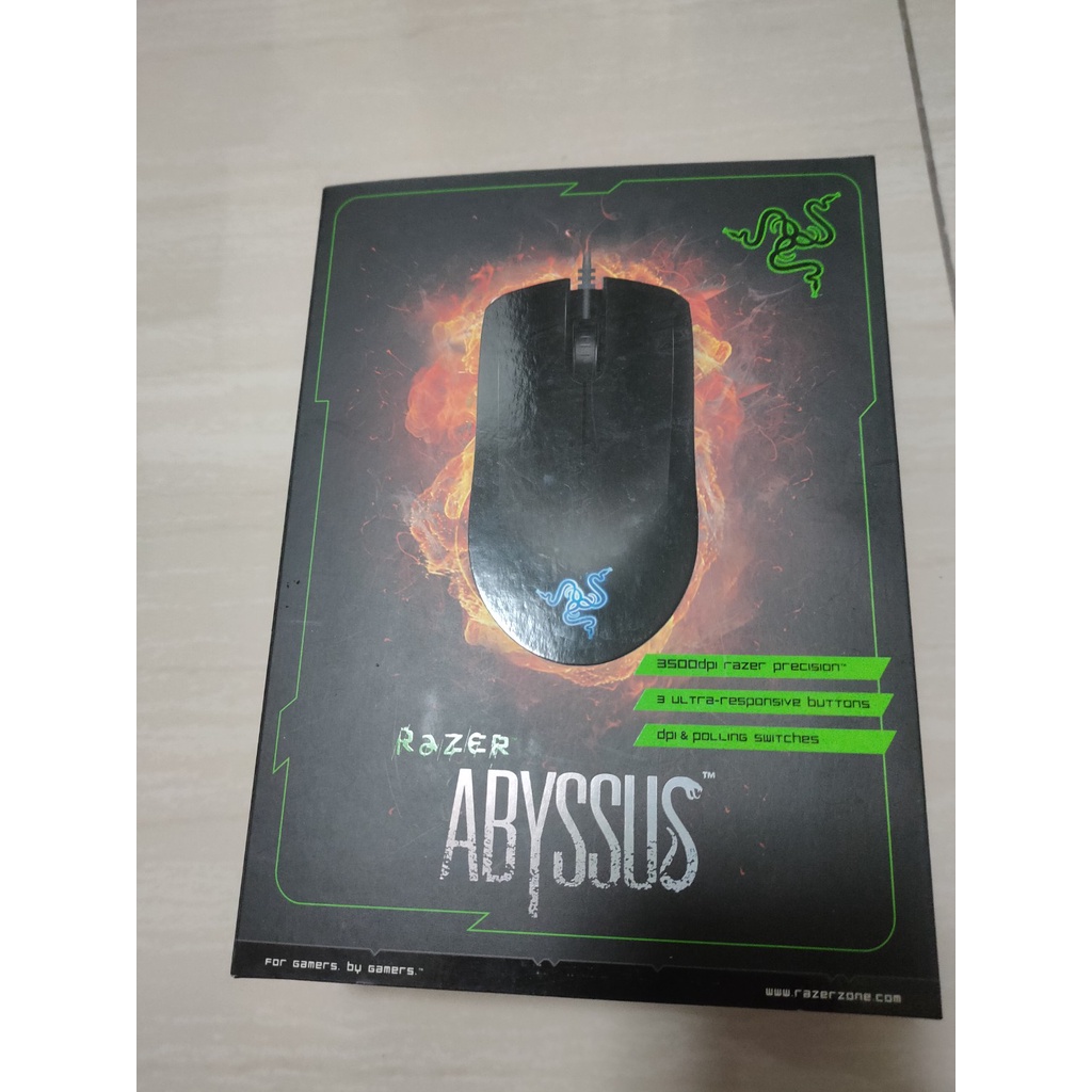 雷蛇 地獄狂蛇 Razer Abyssus 電競滑鼠 有線滑鼠 二手良品