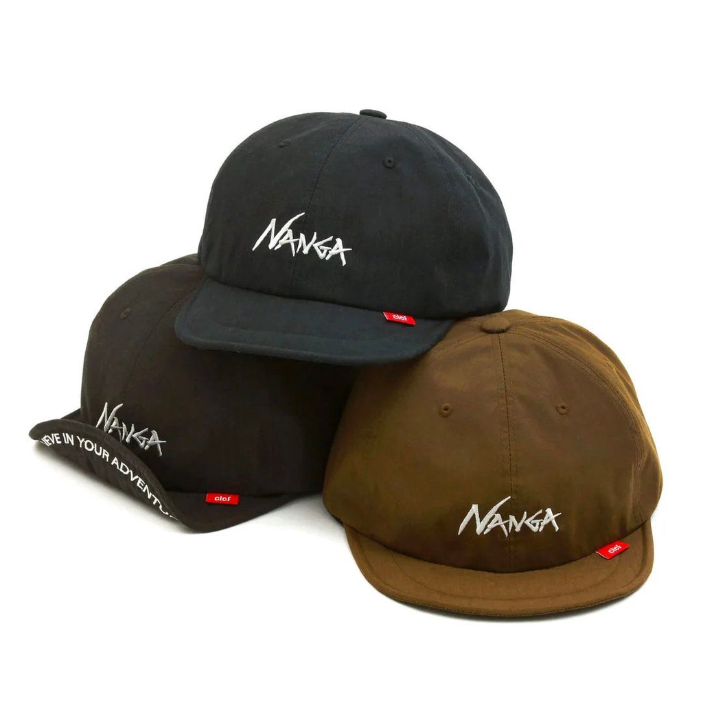 野wild組 日本 NANGA × Clef TAKIBI WIRED B.CAP 短帽簷帽 阻燃帽 棒球帽 現貨