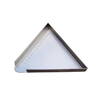 不鏽鋼三角算藥盤 (有刻度/無刻度) 數藥盤 台灣製造