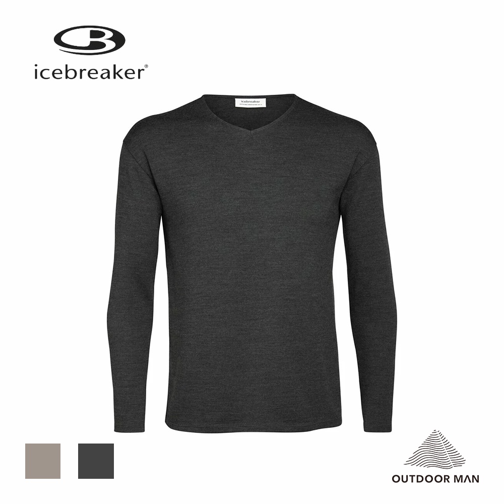 [Icebreaker] 男款 DEICE V領長袖上衣 (IB104921)