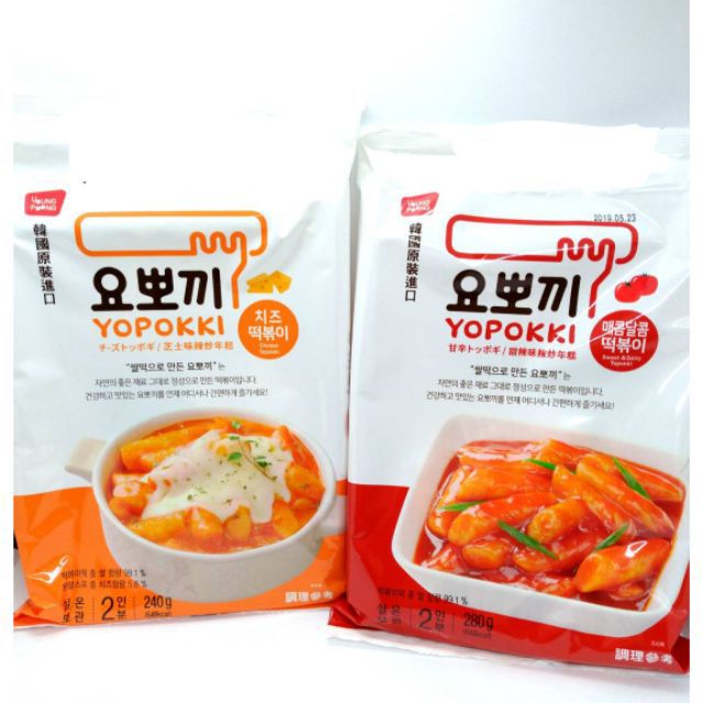 Yopokki韓式辣炒年糕包甜辣起司 蝦皮購物