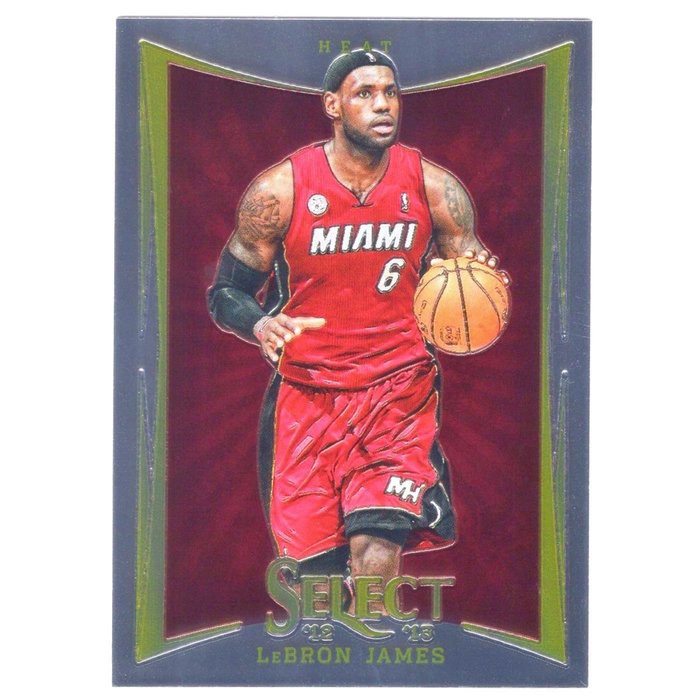 詹皇 Lebron James 元年Select Base Card #54 1st year 金屬卡！2012-13