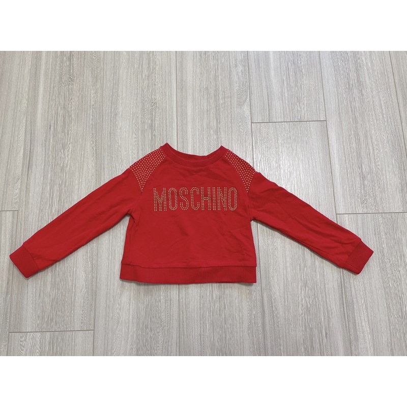 Moschino 義大利名牌童裝長袖上衣110cm/5T