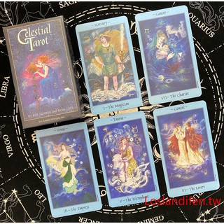 天空天體塔羅牌 新款 Celestial Tarot 英文定製占卜卡牌