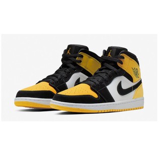 jordan yellow toe mid