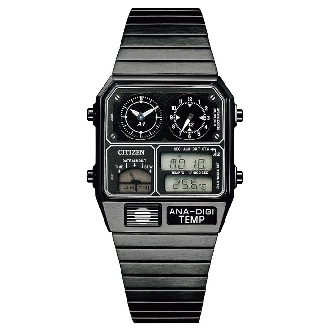 CITIZEN 星辰 JG2105-93E 80年代 CITIZEN ANA-DIGI TEMP 日本限量古典電子錶
