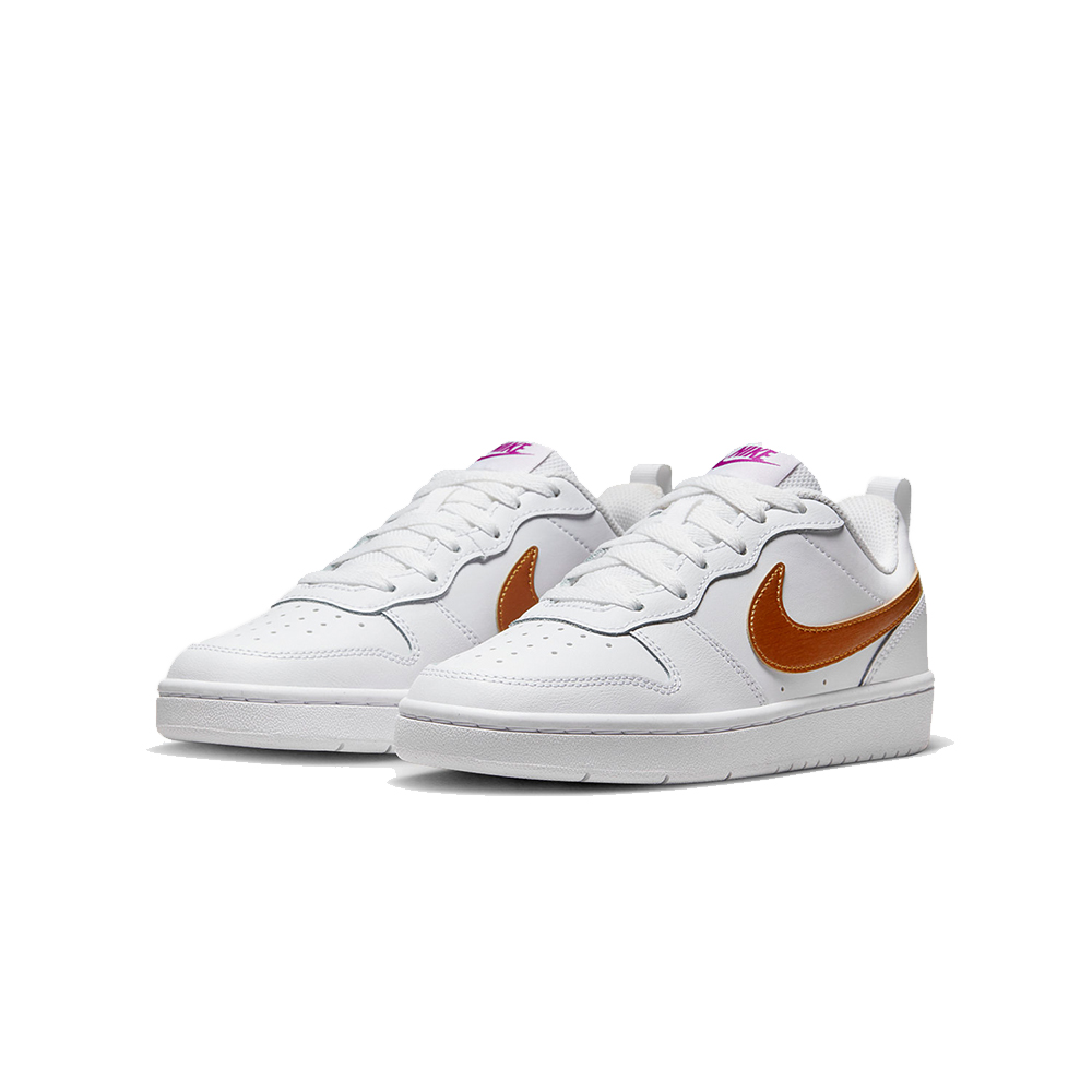 NIKE 女 COURT BOROUGH LOW 2 SE (GS) 休閒經典復古鞋-DQ5979-100 廠商直送