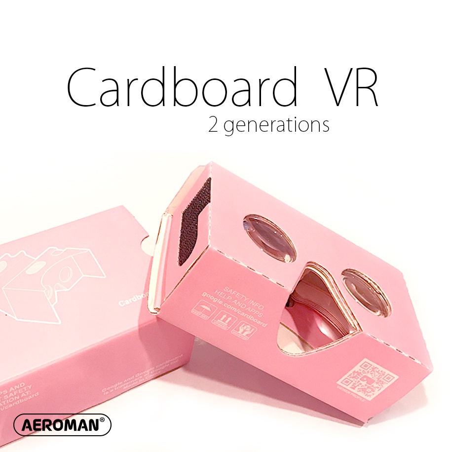 聖誕禮物 交換禮物 vr 粉紅色 Cardboard 2二代 3D 眼鏡 vr虛擬實鏡 vr眼鏡 HTC 智慧穿搭裝置