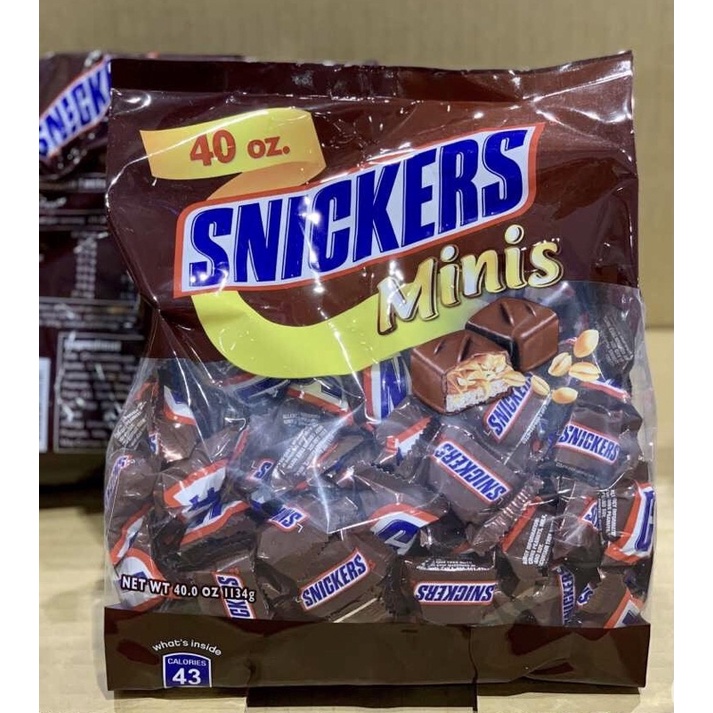 Costco 好市多代購 Snickers 士力架 迷你巧克力 (約128顆) #63005