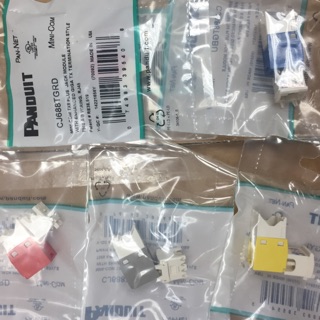 Panduit cat.6 cat6 cat6a資訊插座/網路插座(多色可選）