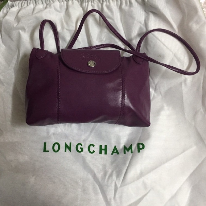 Longchamp郵差包 小羊皮
