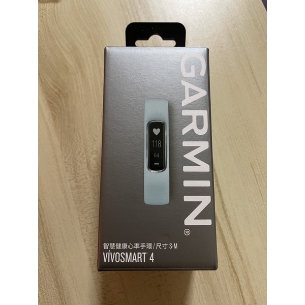 garmin vivosmart 4智能健康心率手環（晴空藍）全新未拆