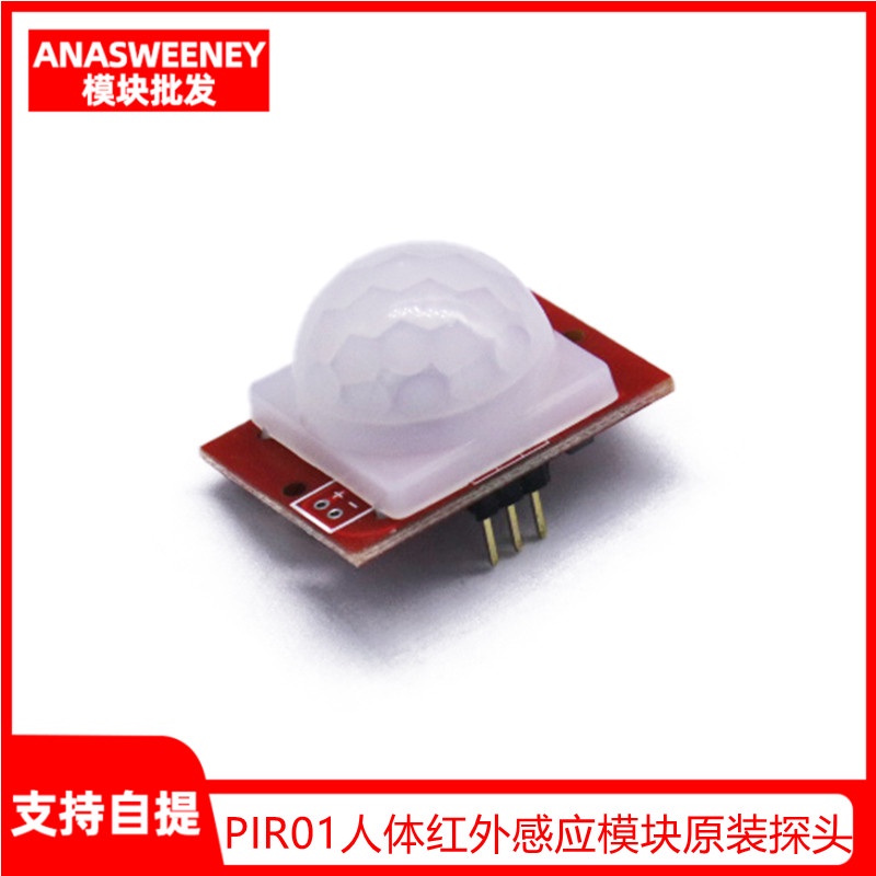 台灣現貨 電子愛好者 PIR01人體紅外感應模塊原裝探頭兼容SR501熱式紅外感應開關 量大價優