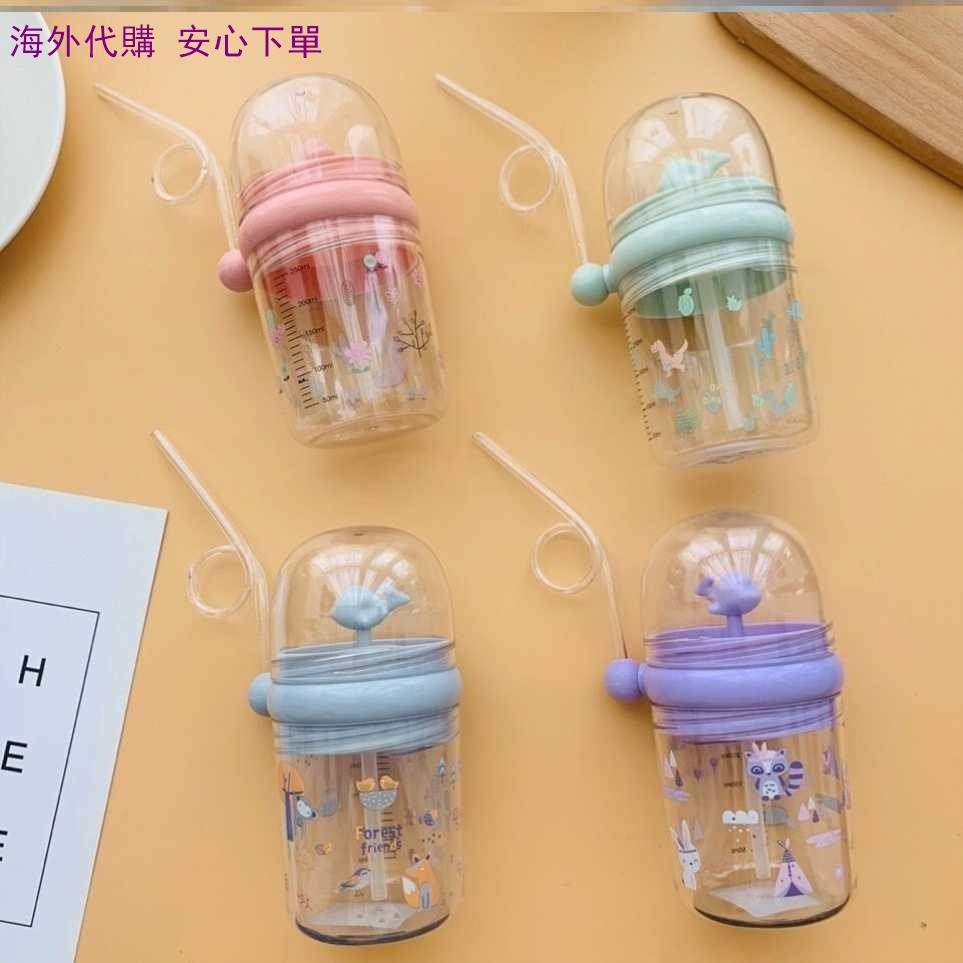 鯨魚杯子可以能會噴水的金魚水杯兒童同款海豚奇趣噴泉吸管杯 蝦皮購物
