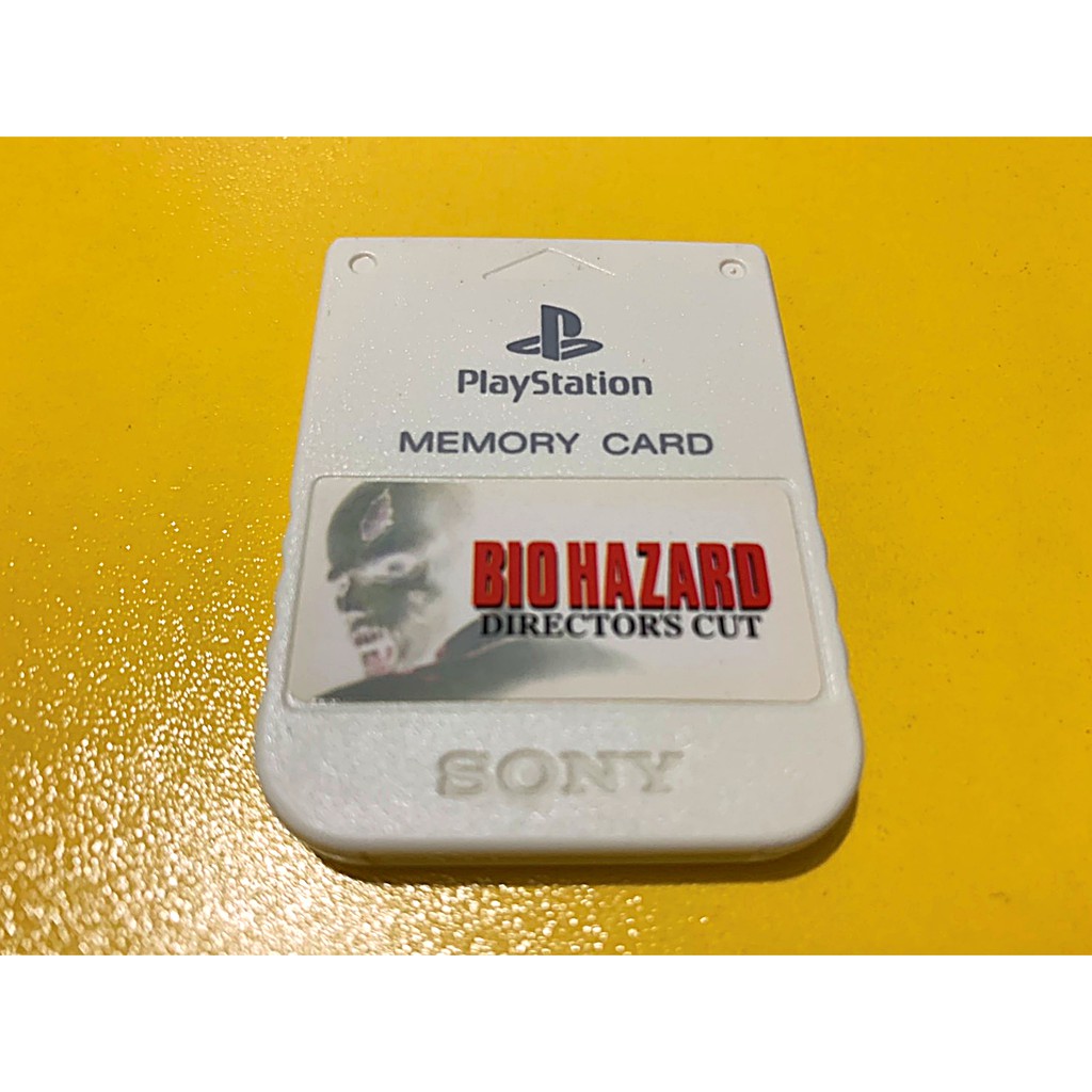 歡樂本舖 PS1 PS 惡靈古堡 經典 導演版 BIOHAZARD 日本製 PS記憶卡 PlayStation專用