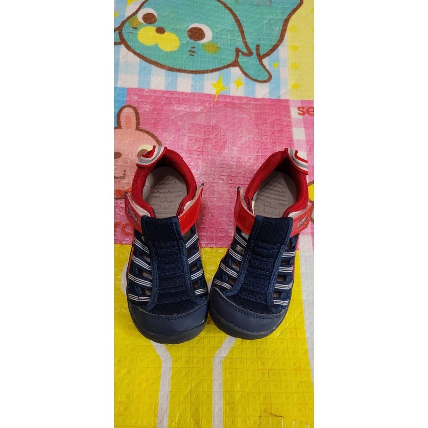 二手 IFME 兒童 機能運動鞋 水涼鞋 尺寸18 藍紅色 0906-210