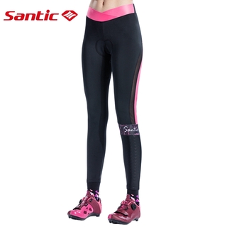 Santic 女式騎行褲 4D 加墊透氣速乾運動自行車長褲襪