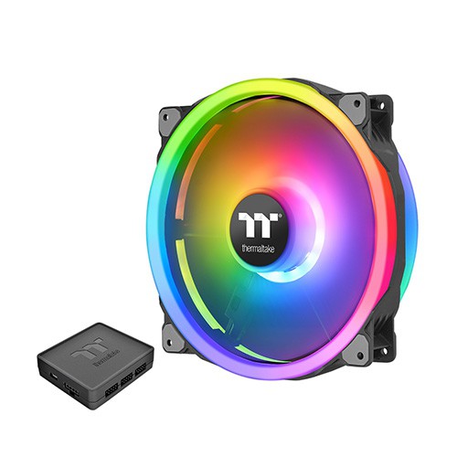 Thermaltake 曜越 Riing Trio 20 LED RGB機殼風扇頂級版20公分 硬派精璽