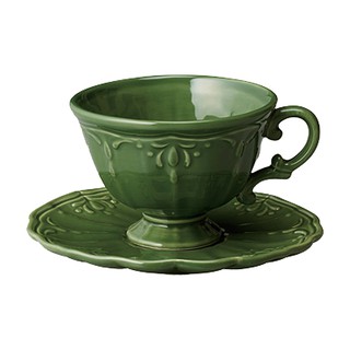 【日本KINTO】COURONNE杯盤組 共3色《WUZ屋子》瓷杯 咖啡杯 茶杯 法式風格 浮雕紋飾