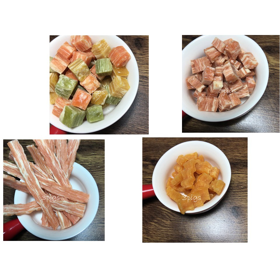 【三隻小豬寵物用品】倉鼠蛋白質點心 雞肉 牛肉 倉鼠零食 魚肉 凍乾