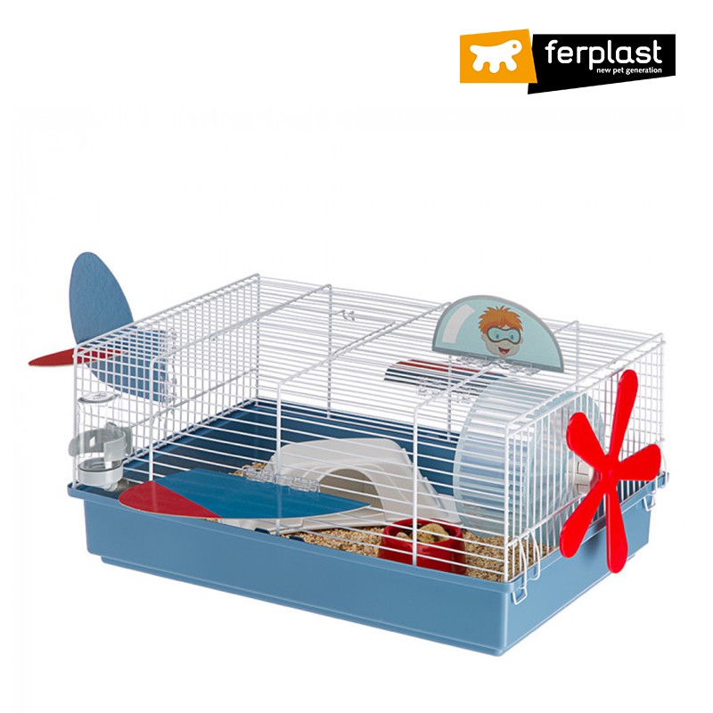 《義大利飛寶ferplast》米洛斯工廠籠/ 倉鼠籠子
