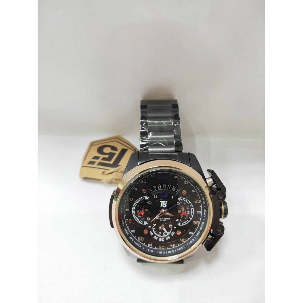 美國潮牌 T5 時尚手錶  不鏽鋼錶帶
