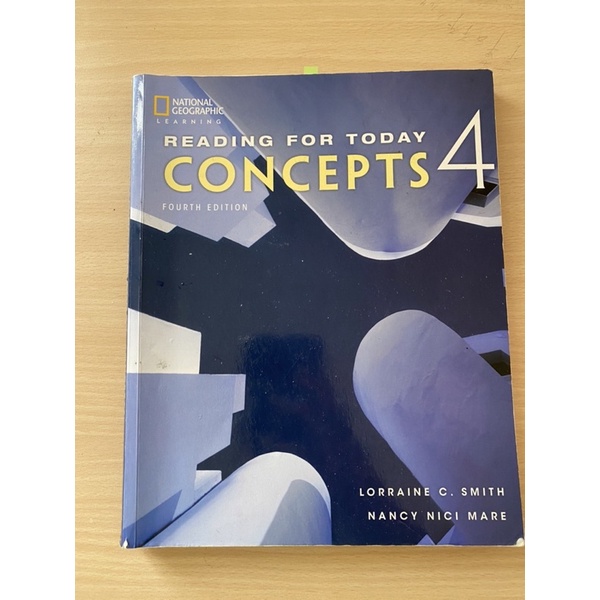 《二手書》Reading for today concepts 4 (fourth edition)