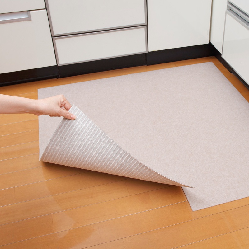 【新款】日本進口sanko木地板墊臥室地墊免膠自粘瓷磚墊客廳纖維防滑墊毯