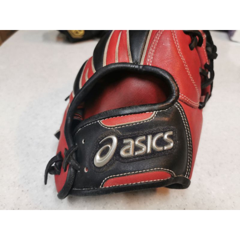 ASICS 限定版 內野手套 工字球檔 軟式棒球手套