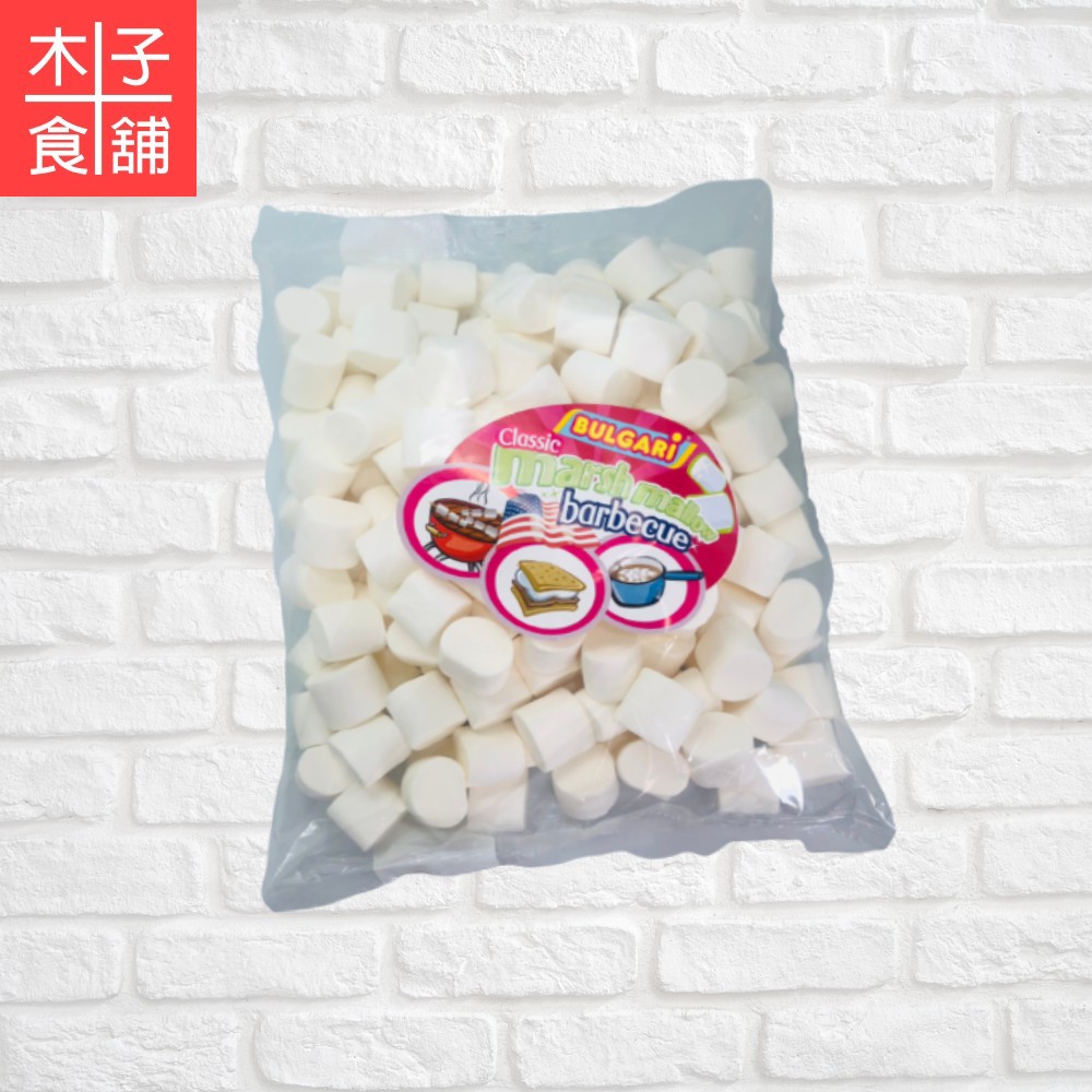 義大利寶格麗造型棉花糖1000G- 純白【木子食舖】