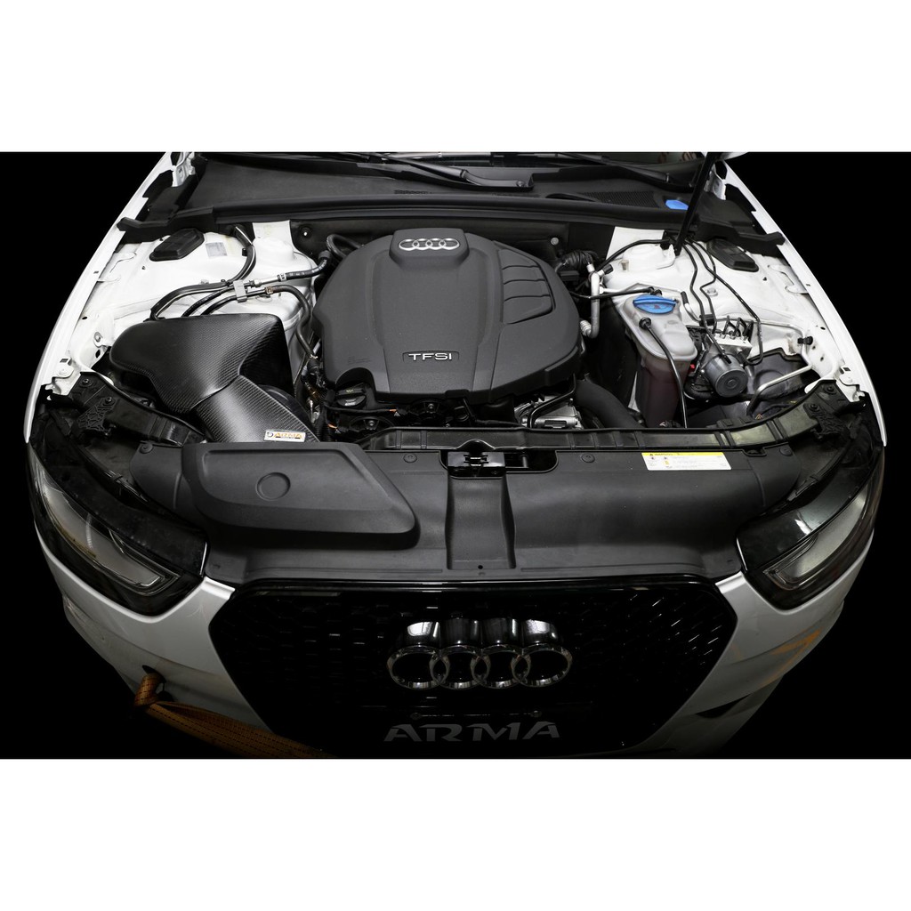 依馳國際 台灣 ARMA SPEED 碳纖維進氣套件 高流量 香菇頭 Audi A4 B8.5 2.0T