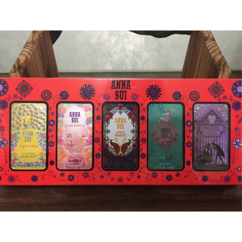 Anna Sui 安娜蘇華麗經典迷你小香禮盒5入/4ml