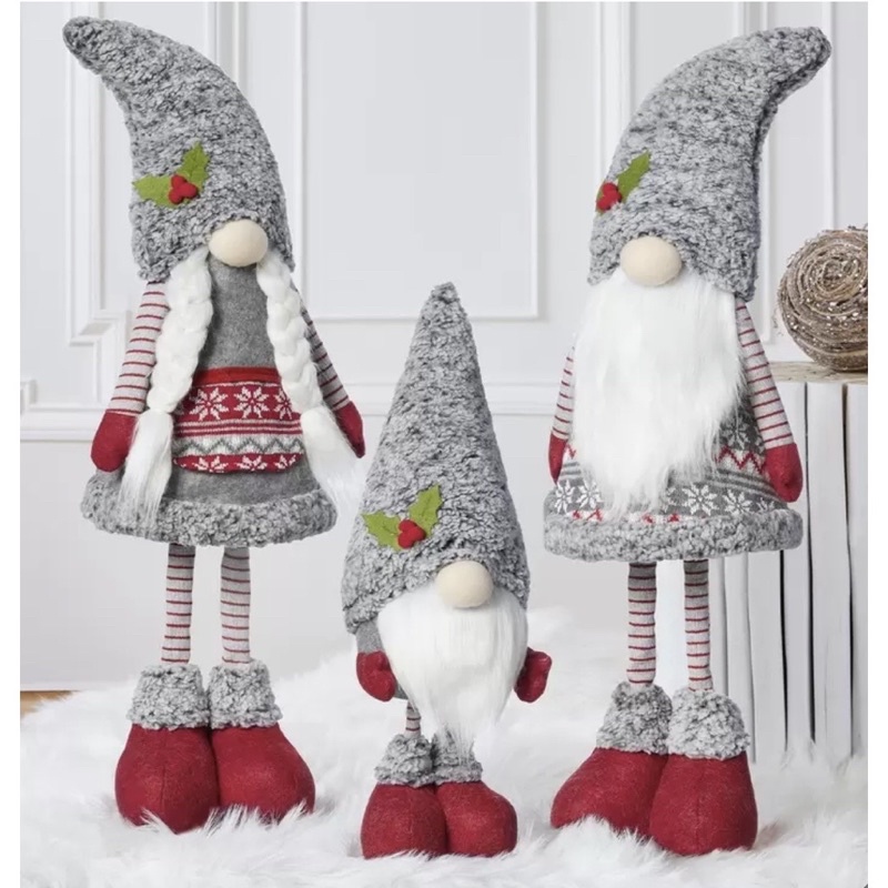 《現貨》好市多聖誕小矮人裝飾3人組 北歐風格聖誕小矮人 聖誕裝飾 聖誕禮物 交換禮物 耶誕派對禮物