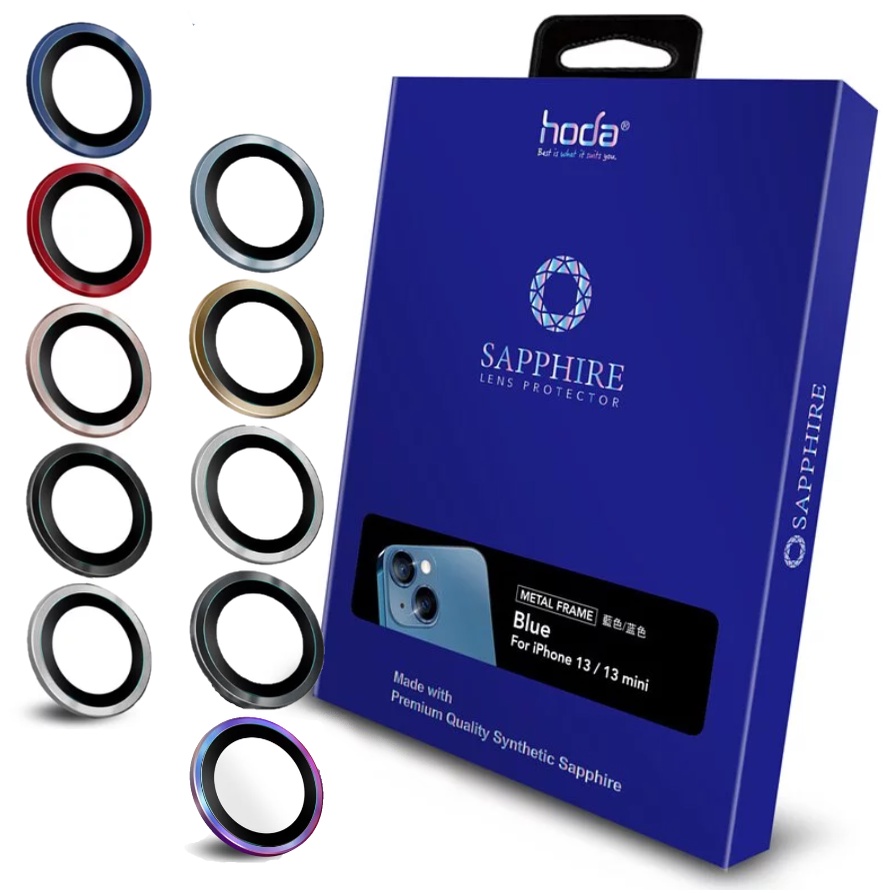 【Hoda】iPhone 15 14 13 12 Pro Max Mini 藍寶石鏡頭保護貼