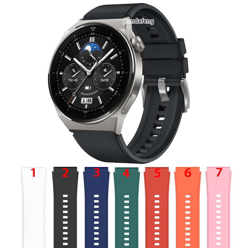 華為 Huawei WATCH GT3 Pro 46mm 凸面矽膠運動錶帶